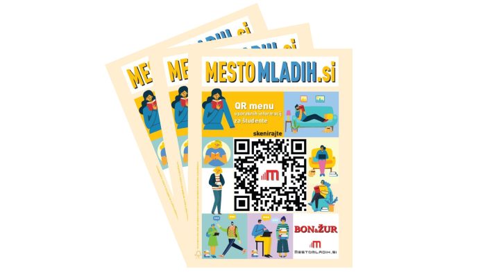 QR menu uporabnih informacij za študente